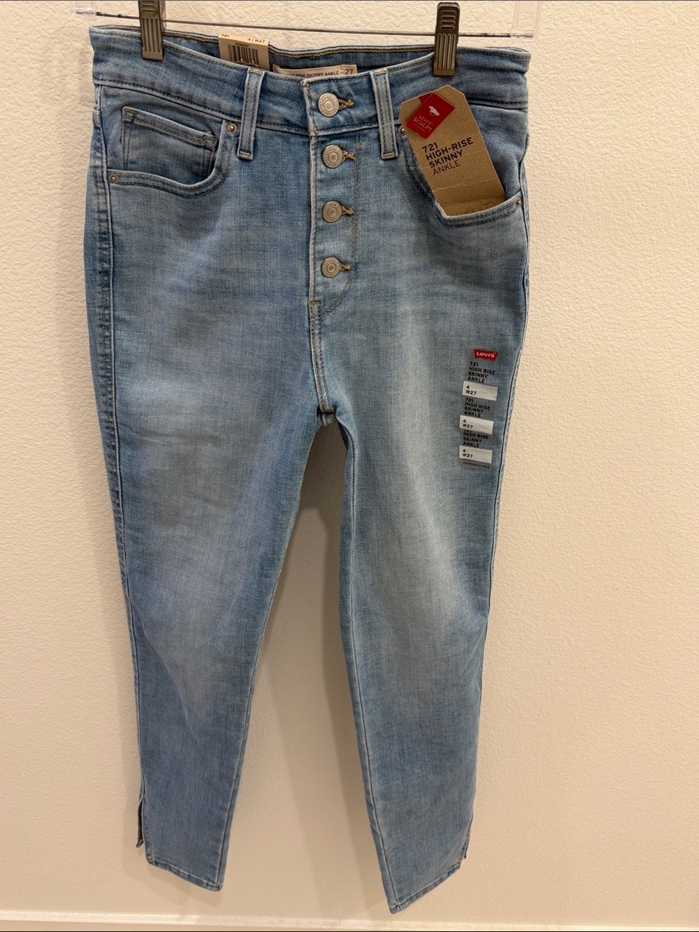 Levi's High-Rise Skinny Ankle Jeans